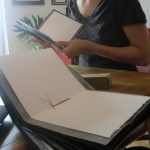 montage, assemblage des papiers