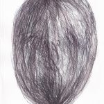 Silences, 2018, graphite, encre, stylo, aquarelle sr papier