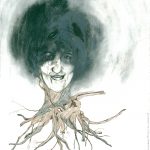 LXXXI. Alchimie de la douleur (extrait C. Baudelaire, Les Fleurs du mal, 2014 encre, graphite, fusain sur papier coton