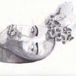 Sans titre (corps étranger), 2014, encre, graphite sur papier coton