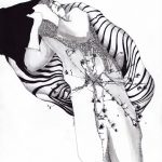 3. Illustration, 2015, impression, encre, pastel et graphite sur papier, 8,5'' x 11'' Collection privée,  Reproductions numérotées disponibles
