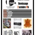 visuel Exposition d'estampes et de dessins, Galerie Tzara, Québec